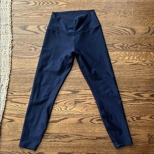 Alo navy leggings size medium